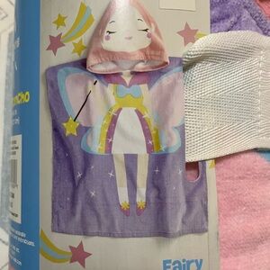 PINK Fairy Hooded Swim Beach Coverup Pink